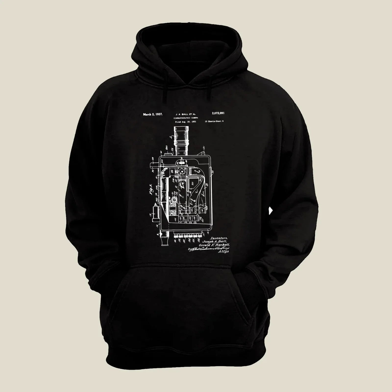 Camera Patent Hoodie H-CMP57 Desichalchitra