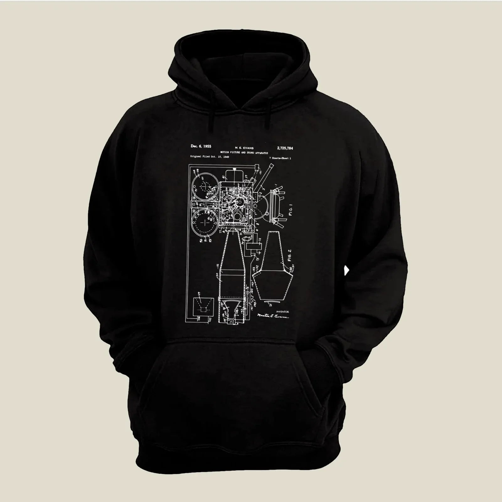 Camera Patent Hoodie H-CMP124 Desichalchitra
