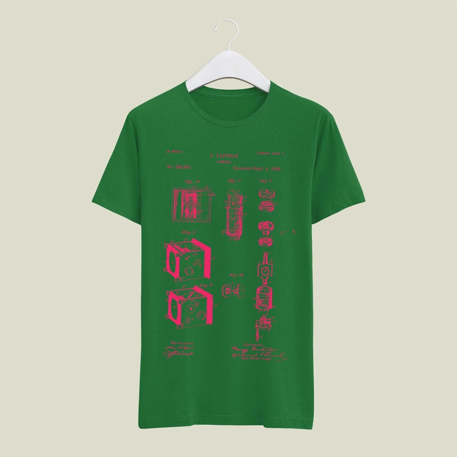 Camera Patent T-Shirt T-CMP13 Desichalchitra