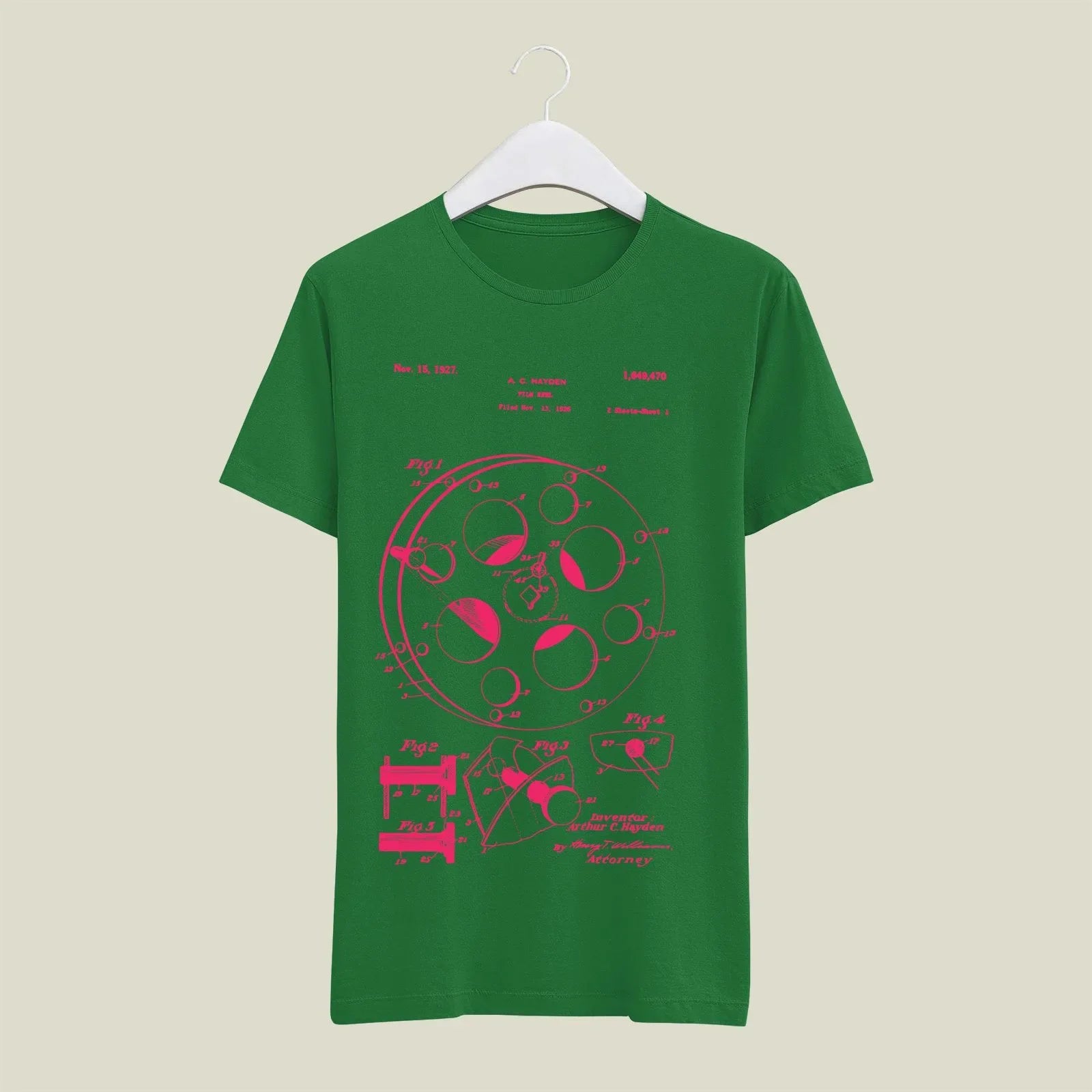 Camera Patent T-Shirt T-CMP135 Desichalchitra