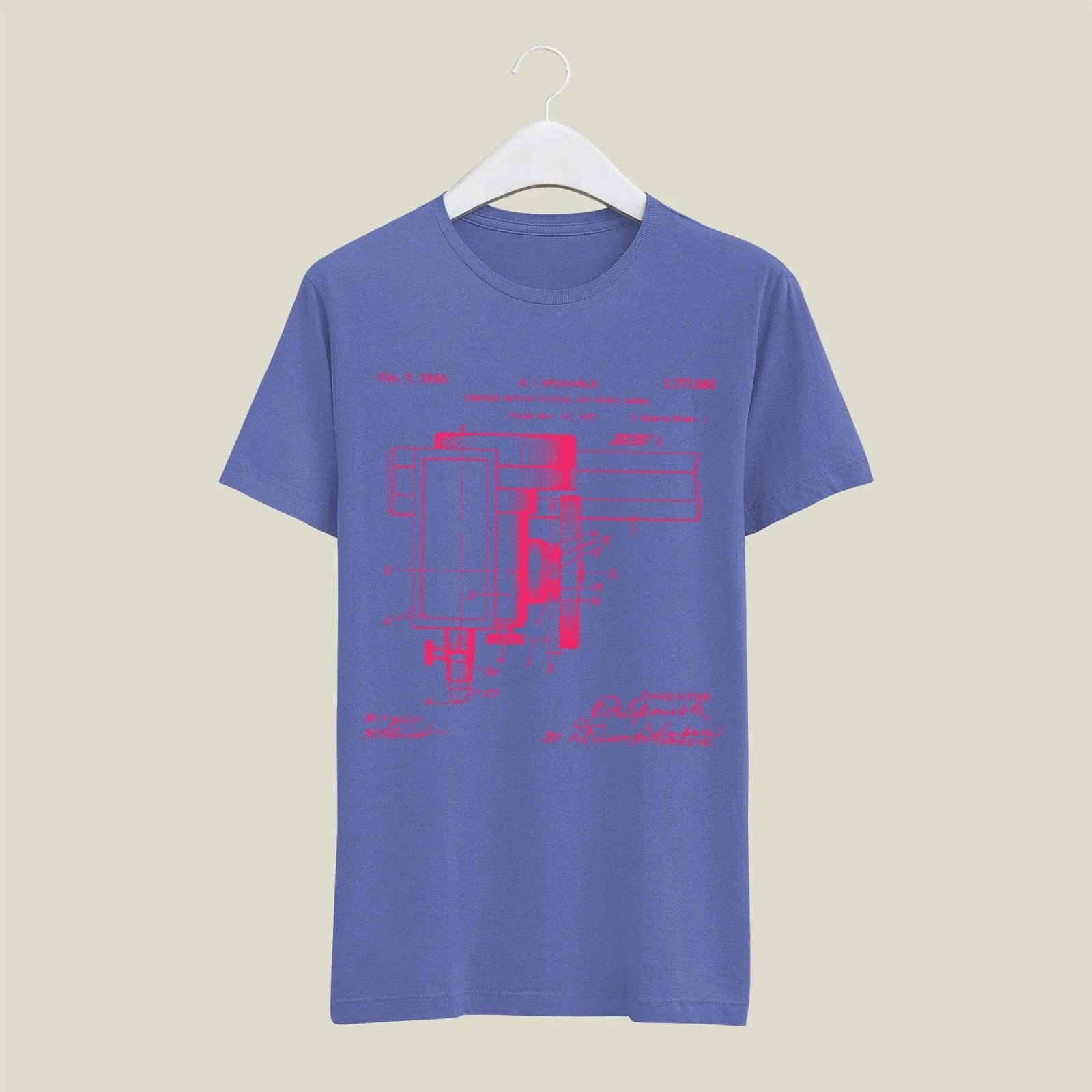 Camera Patent T-Shirt T-CMP69 Desichalchitra