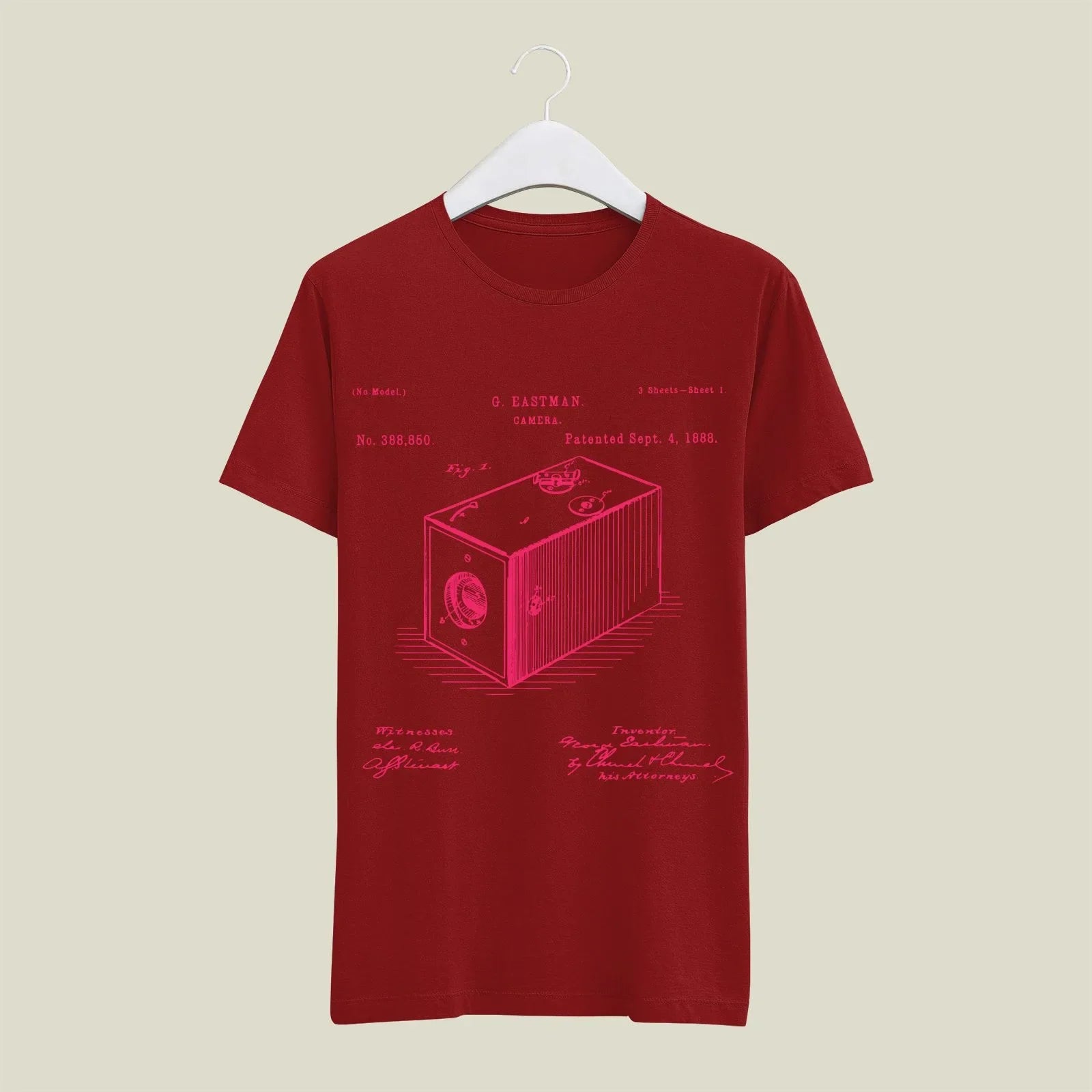 Camera Patent T-Shirt T-CMP1 Desichalchitra