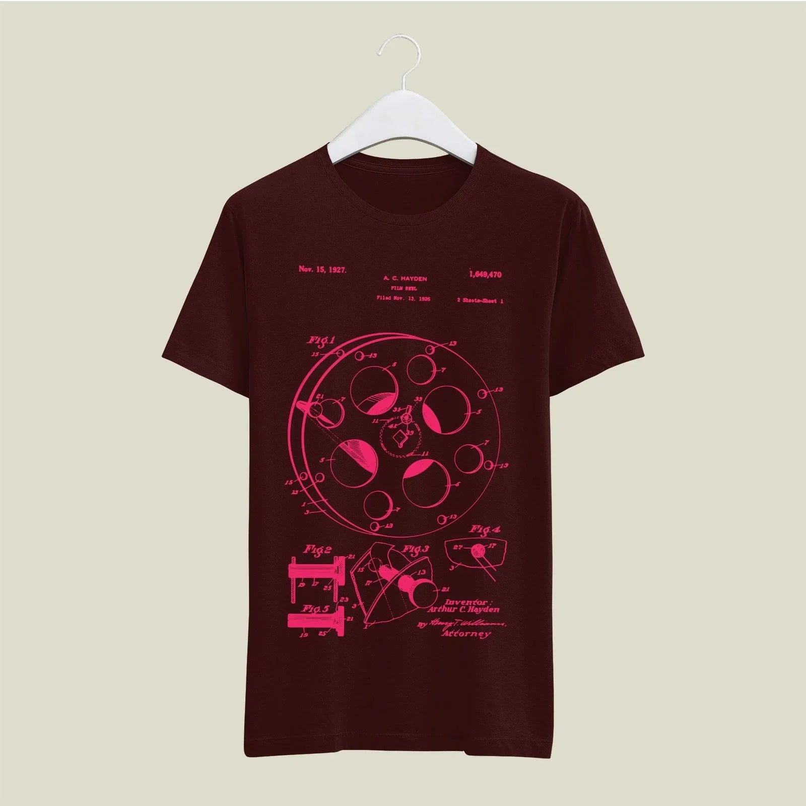 Camera Patent T-Shirt T-CMP135 Desichalchitra