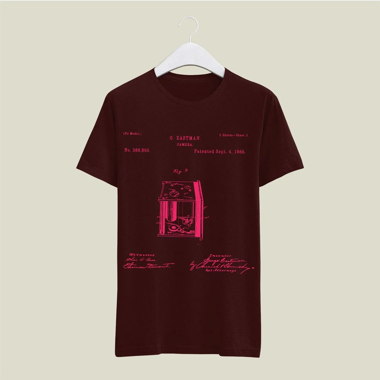Camera Patent T-Shirt T-CMP143 Desichalchitra