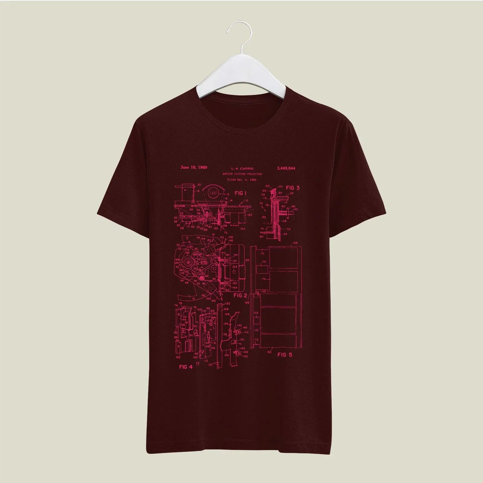 Camera Patent T-Shirt T-CMP148 Desichalchitra