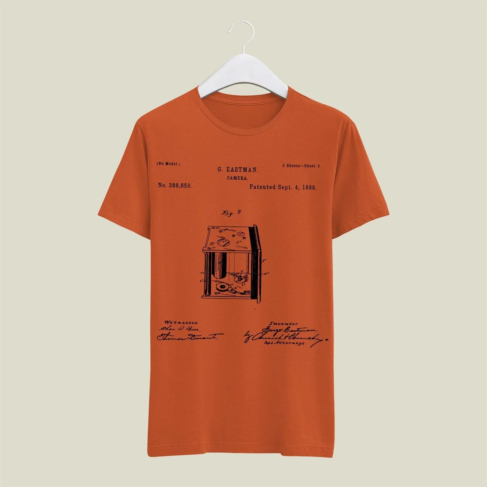 Camera Patent T-Shirt T-CMP75 Desichalchitra