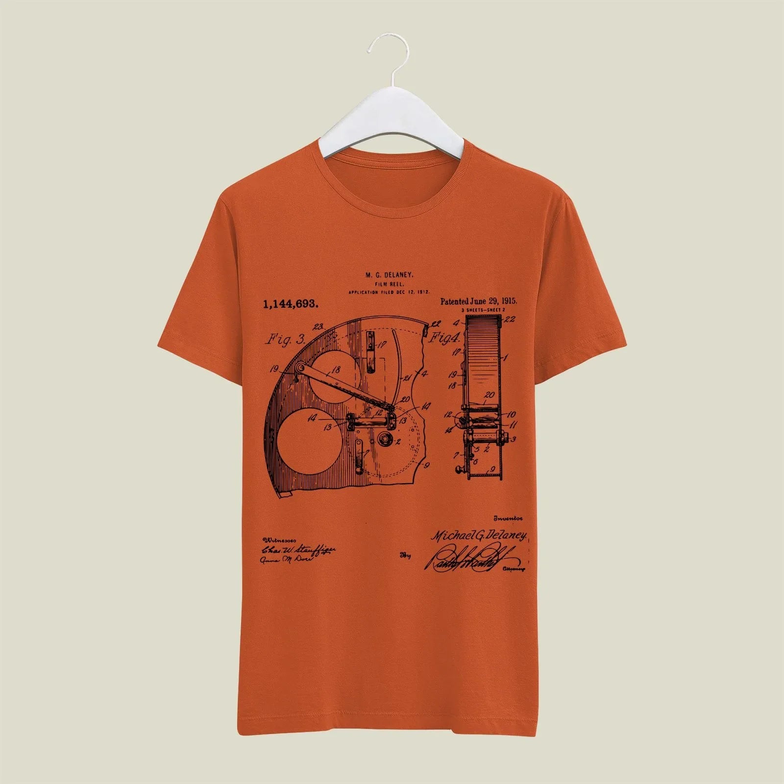 Camera Patent T-Shirt T-CMP89 Desichalchitra