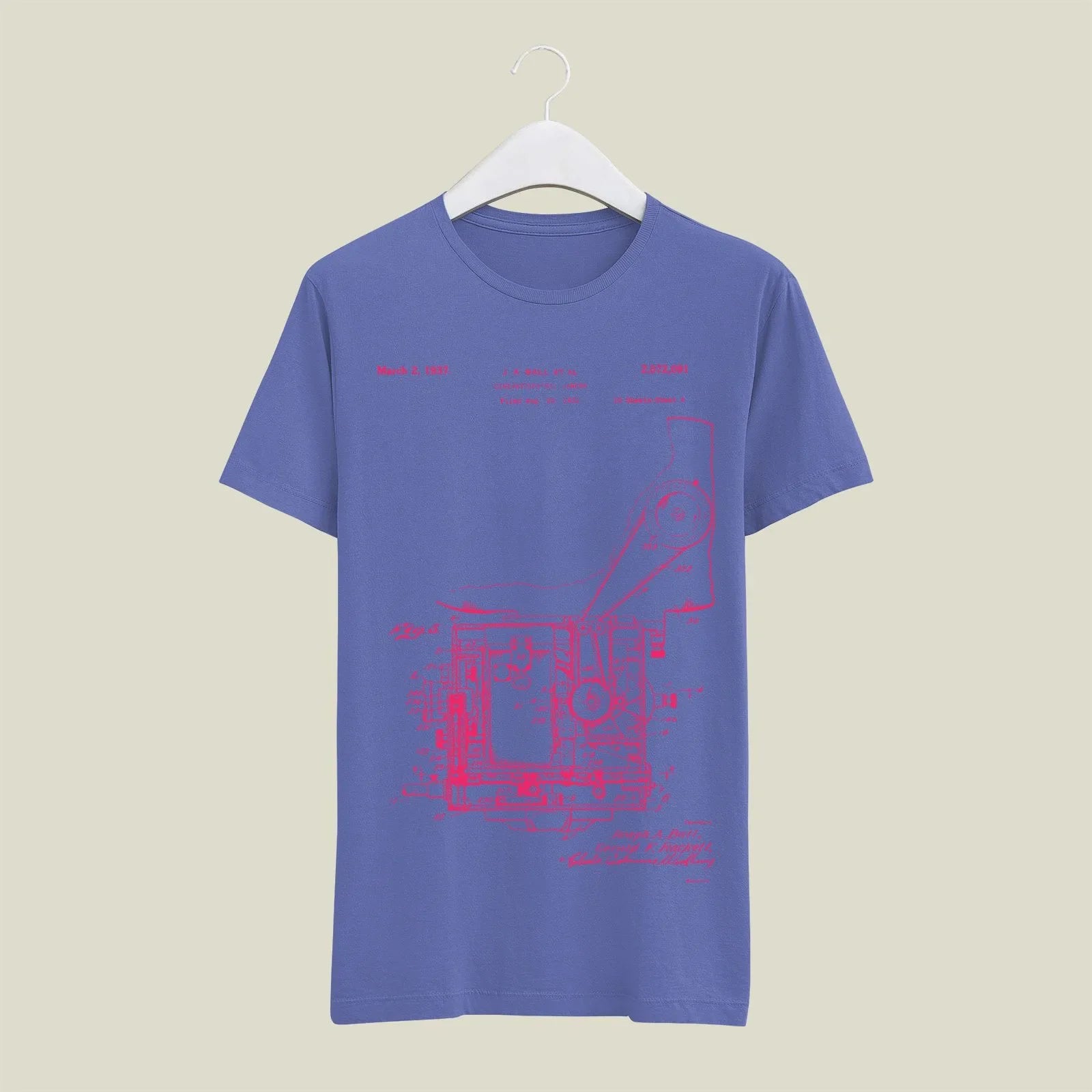 Camera Patent T-Shirt T-CMP193 Desichalchitra