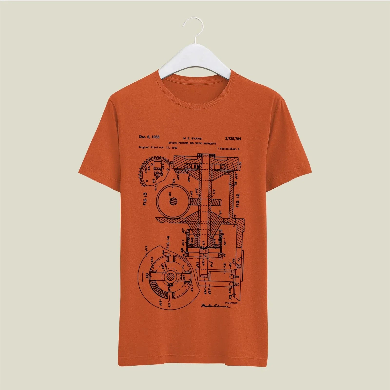 Camera Patent T-Shirt T-CMP96 Desichalchitra