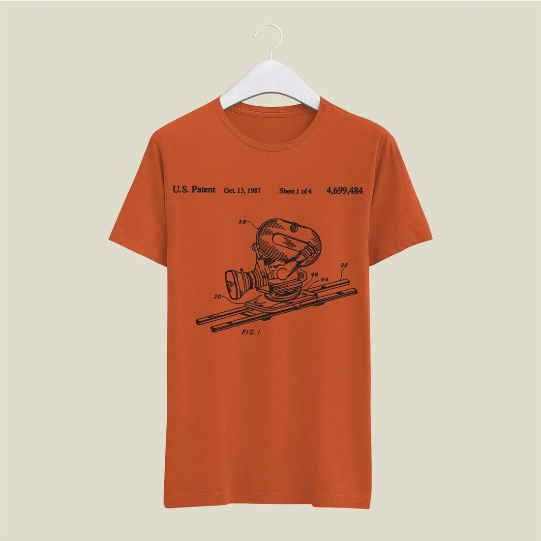 Camera Patent T-Shirt T-CMP101 Desichalchitra