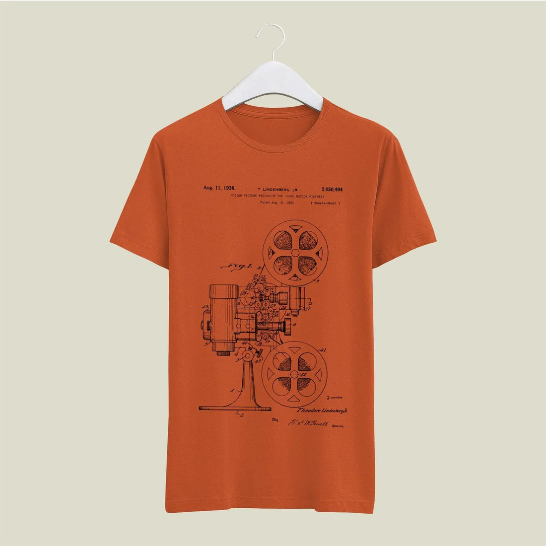 Camera Patent T-Shirt T-CMP107 Desichalchitra