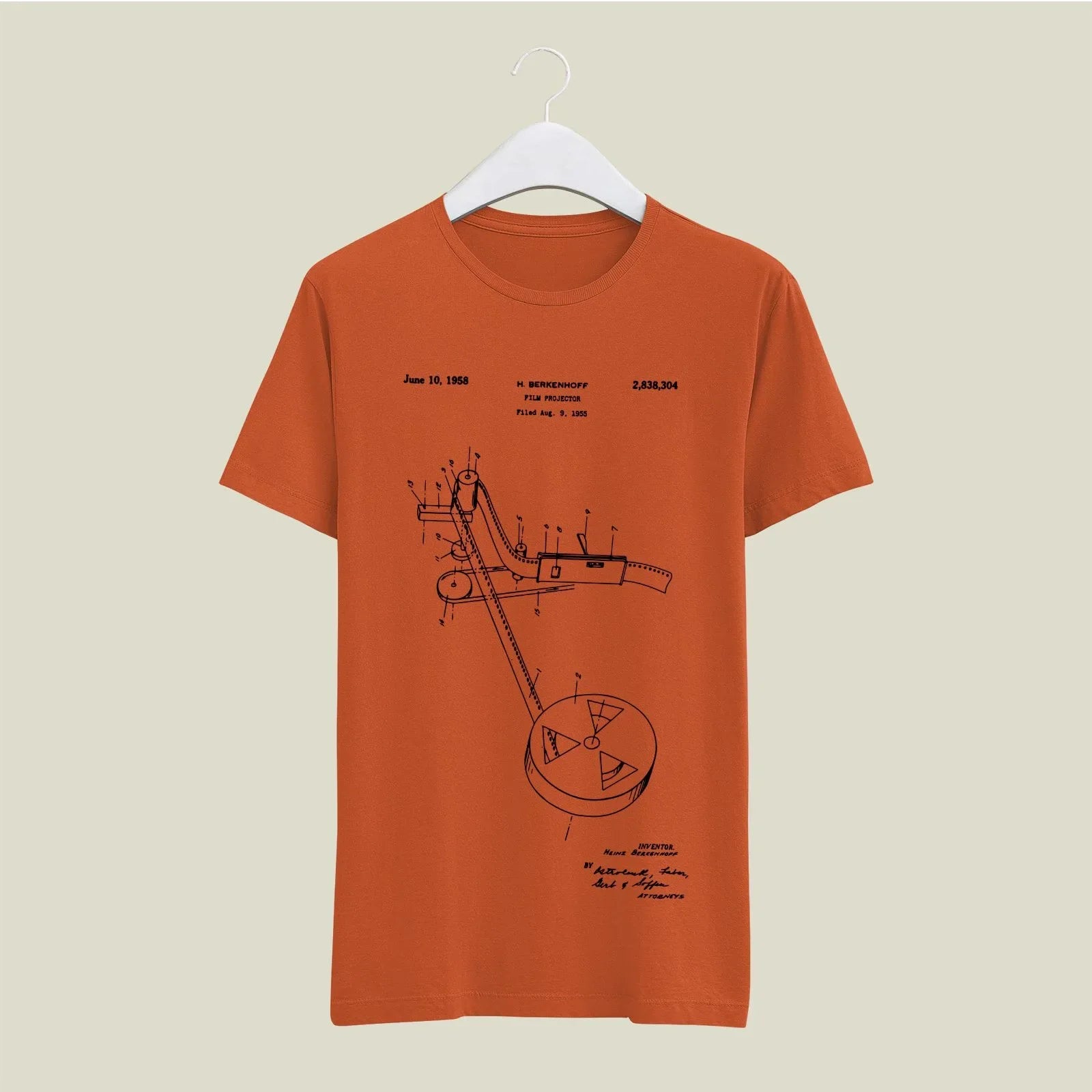 Camera Patent T-Shirt T-CMP128 Desichalchitra