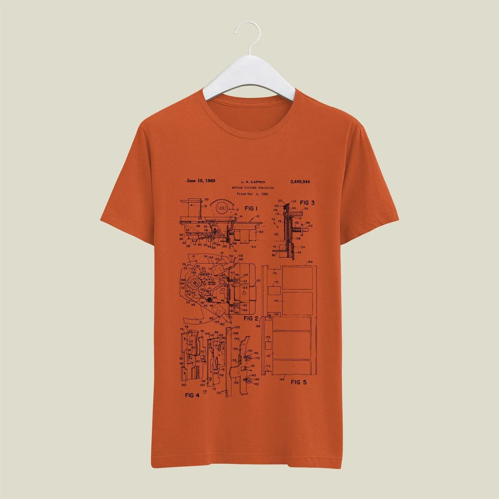 Camera Patent T-Shirt T-CMP44 Desichalchitra