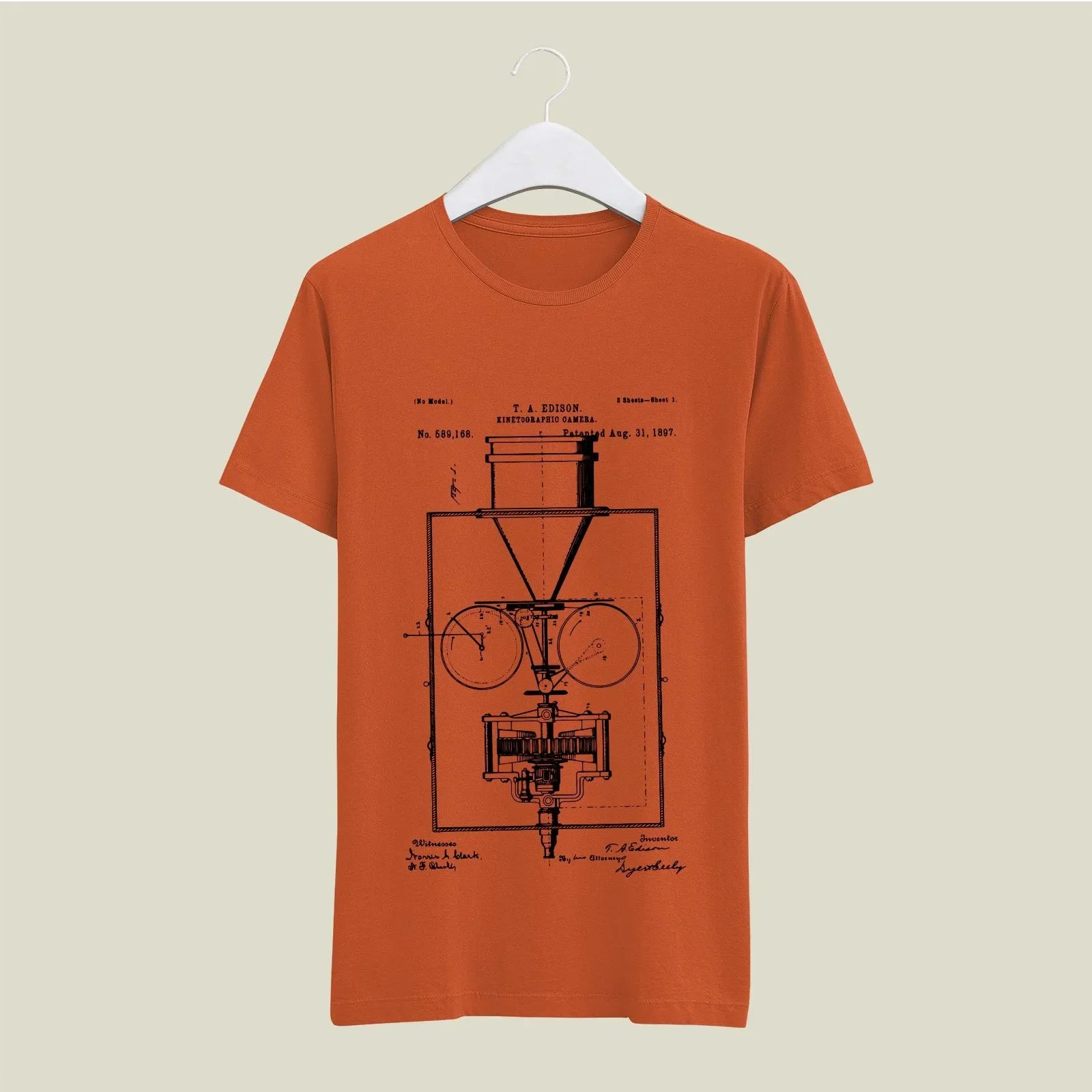 Camera Patent T-Shirt T-CMP144 Desichalchitra