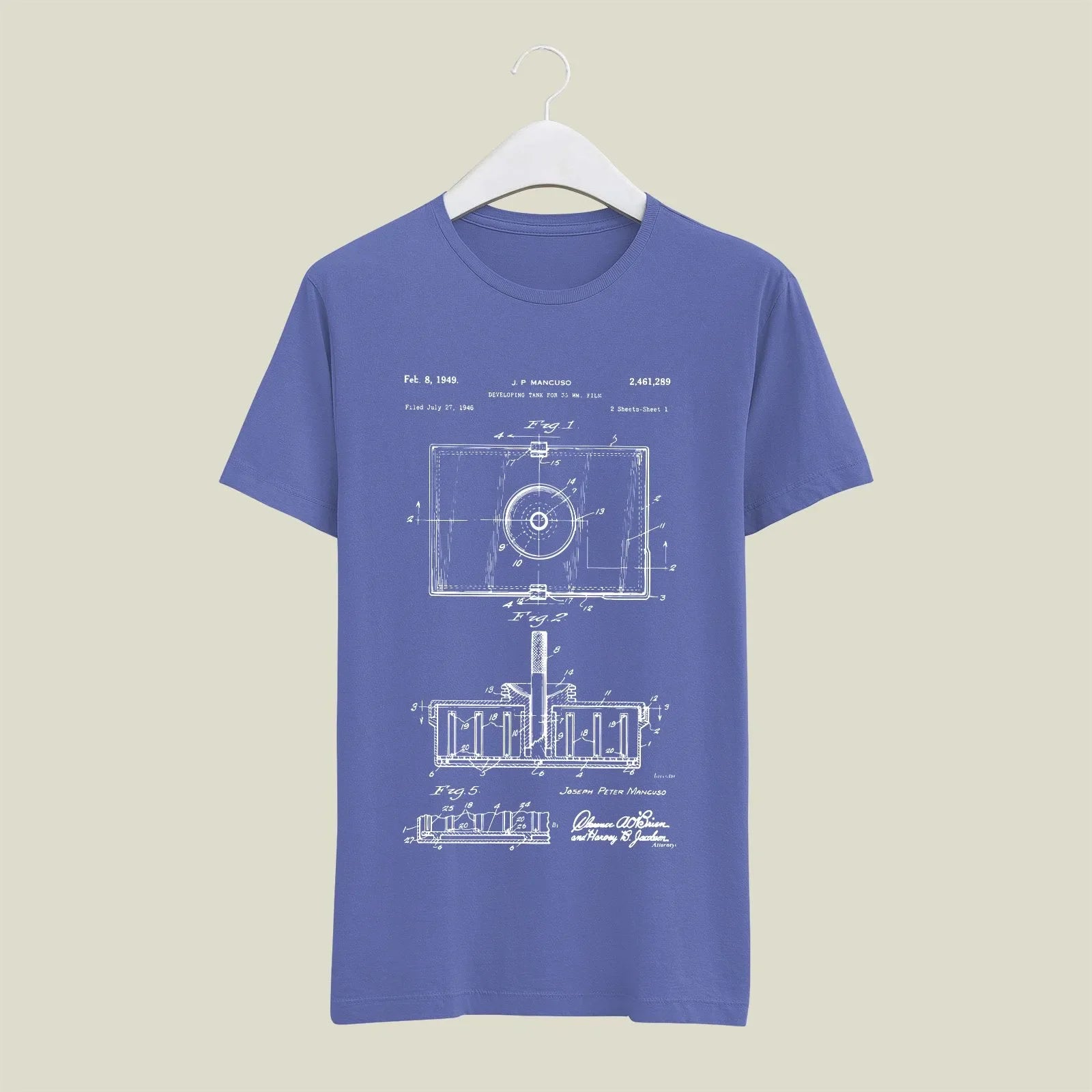 Camera Patent T-Shirt T-CMP22 Desichalchitra