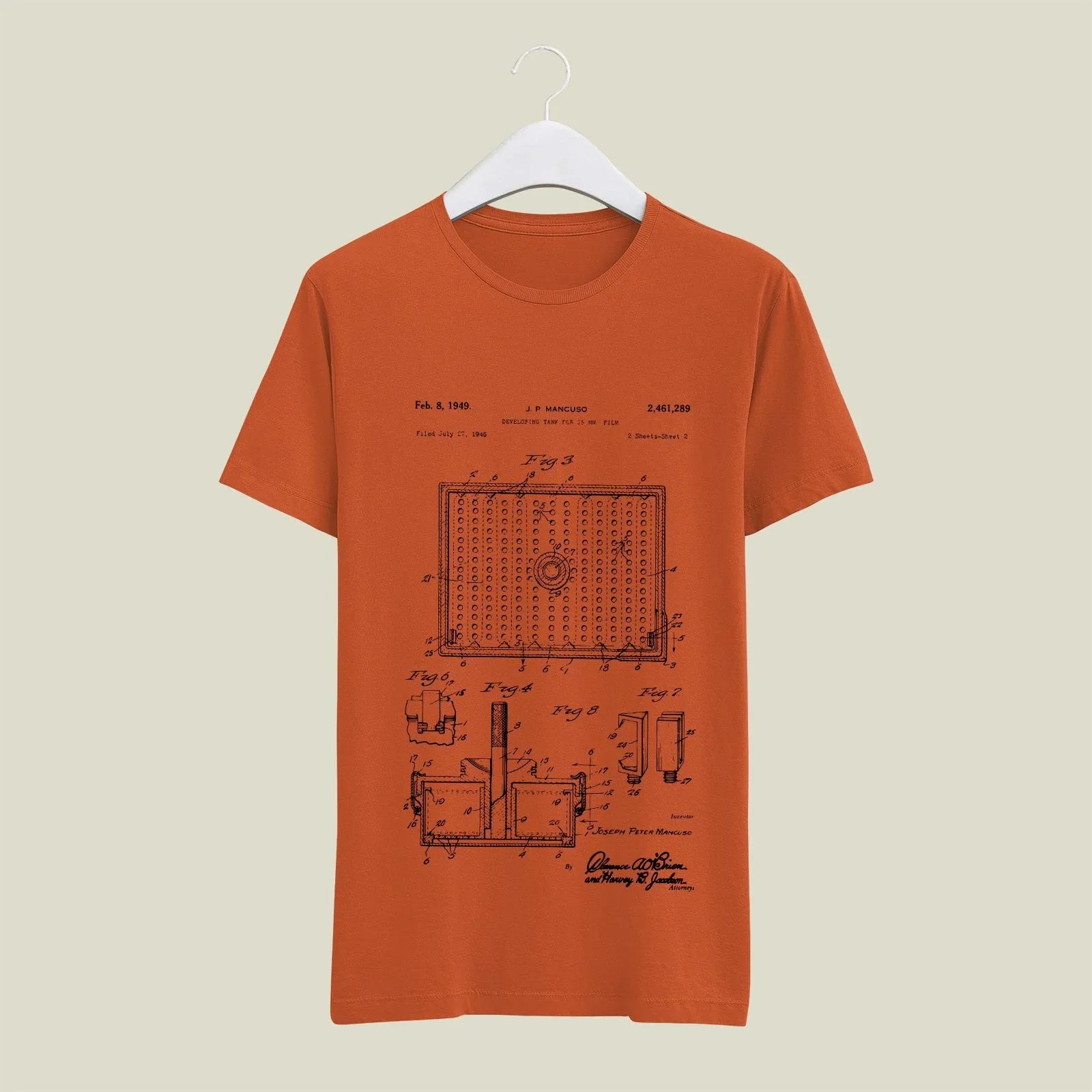 Camera Patent T-Shirt T-CMP49 Desichalchitra