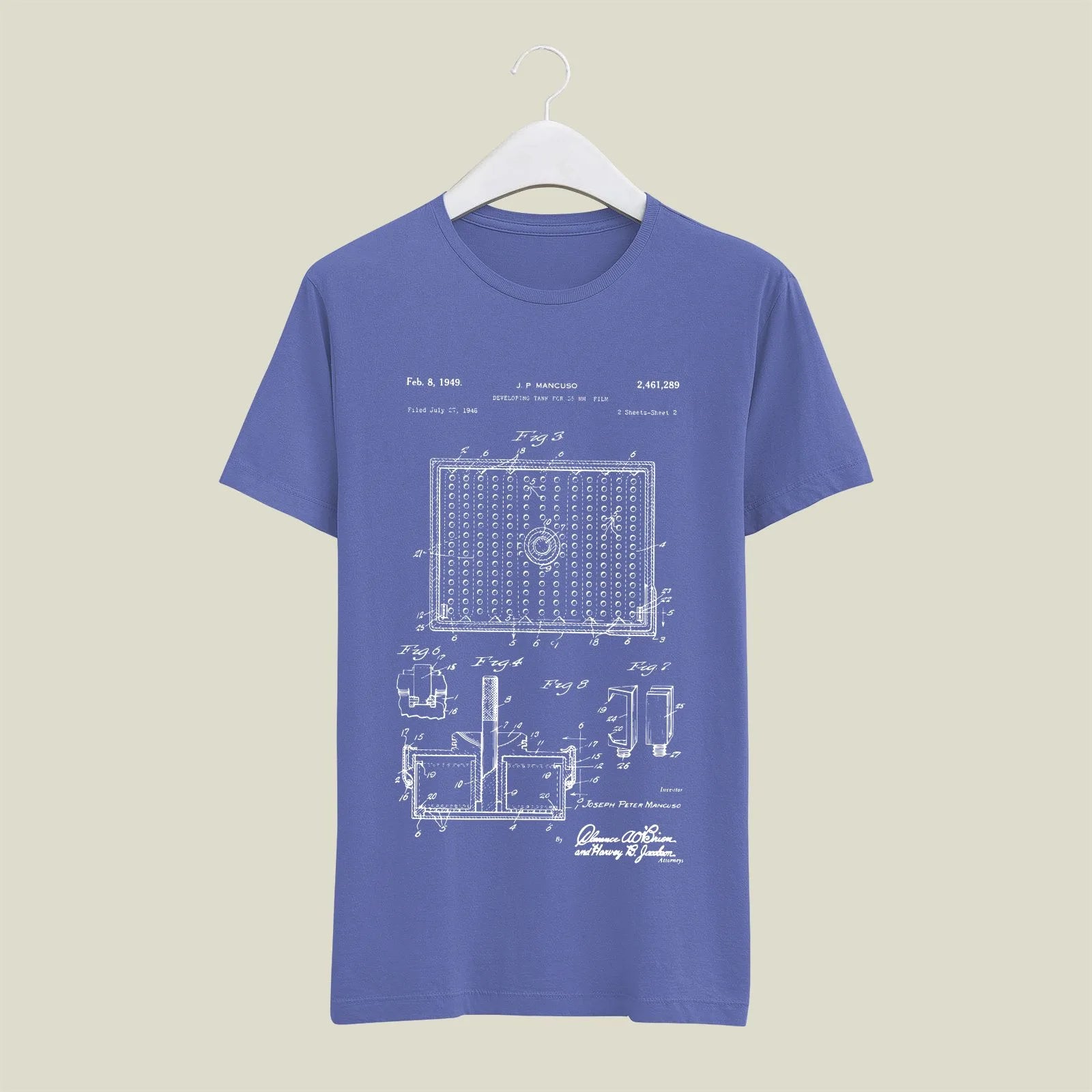 Camera Patent T-Shirt T-CMP45 Desichalchitra
