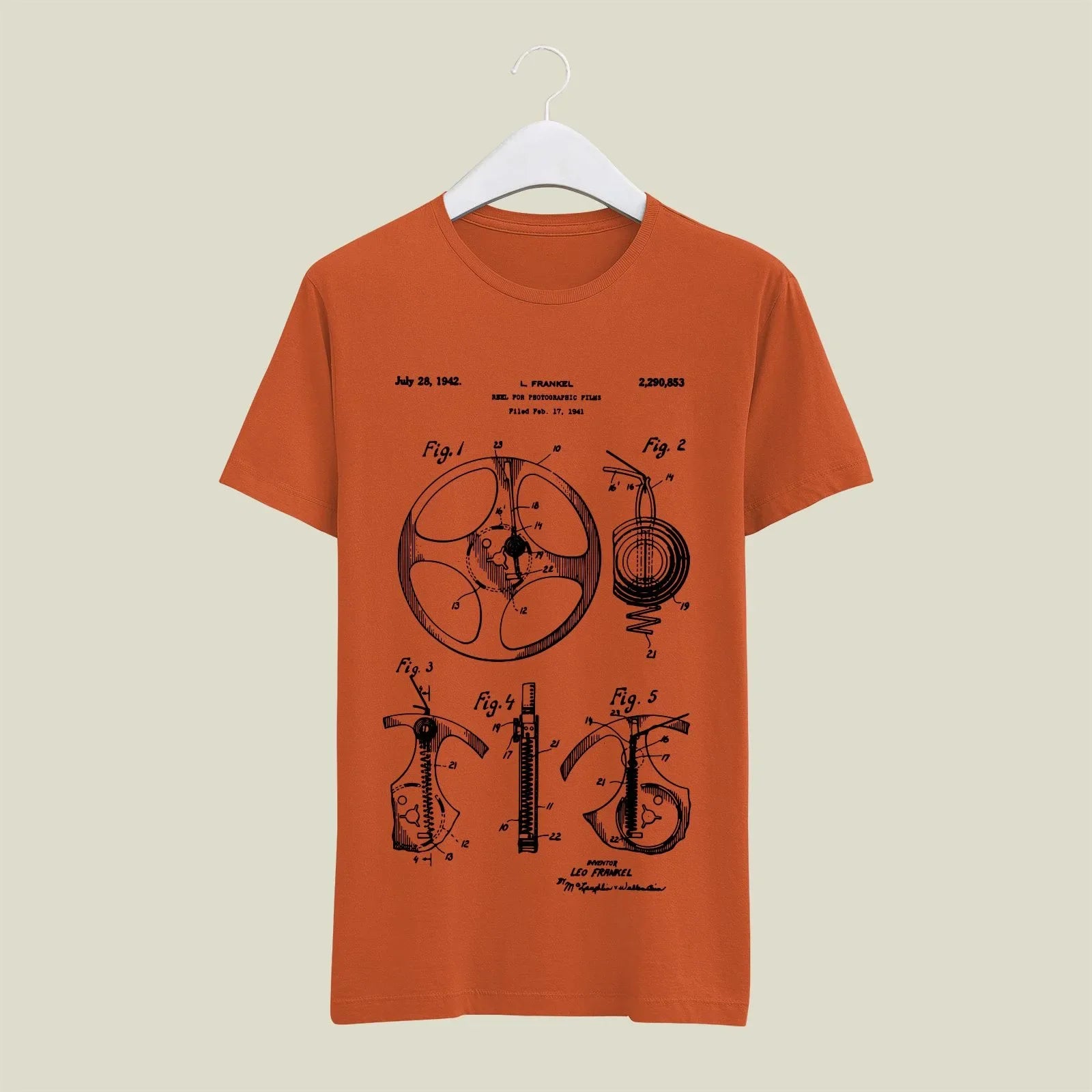 Camera Patent T-Shirt T-CMP54 Desichalchitra