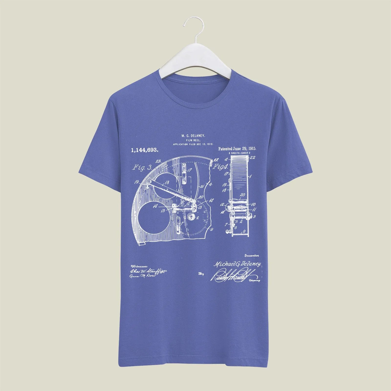 Camera Patent T-Shirt T-CMP78 Desichalchitra