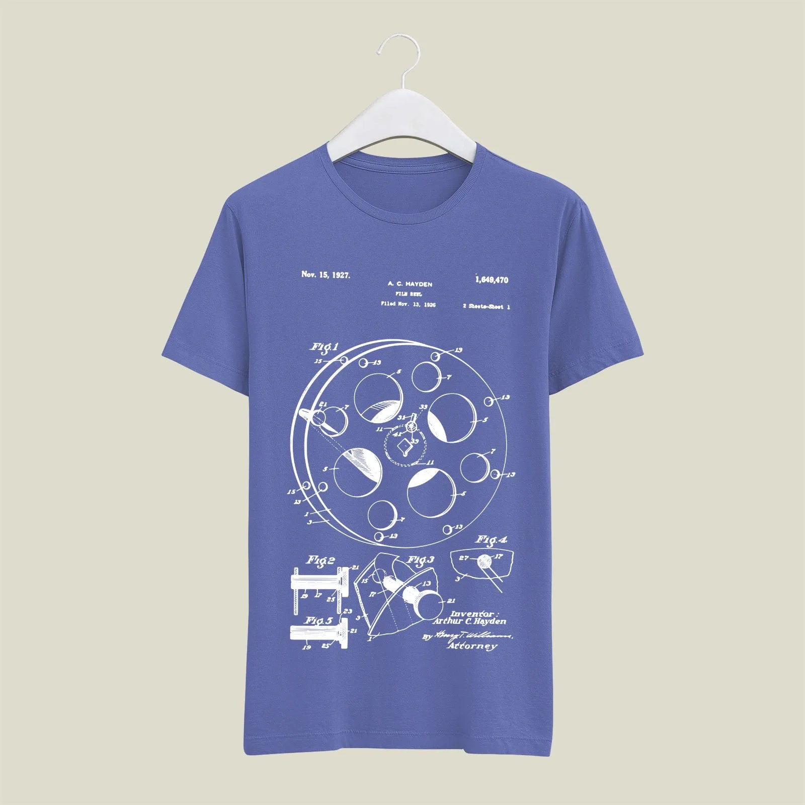 Camera Patent T-Shirt T-CMP90 Desichalchitra