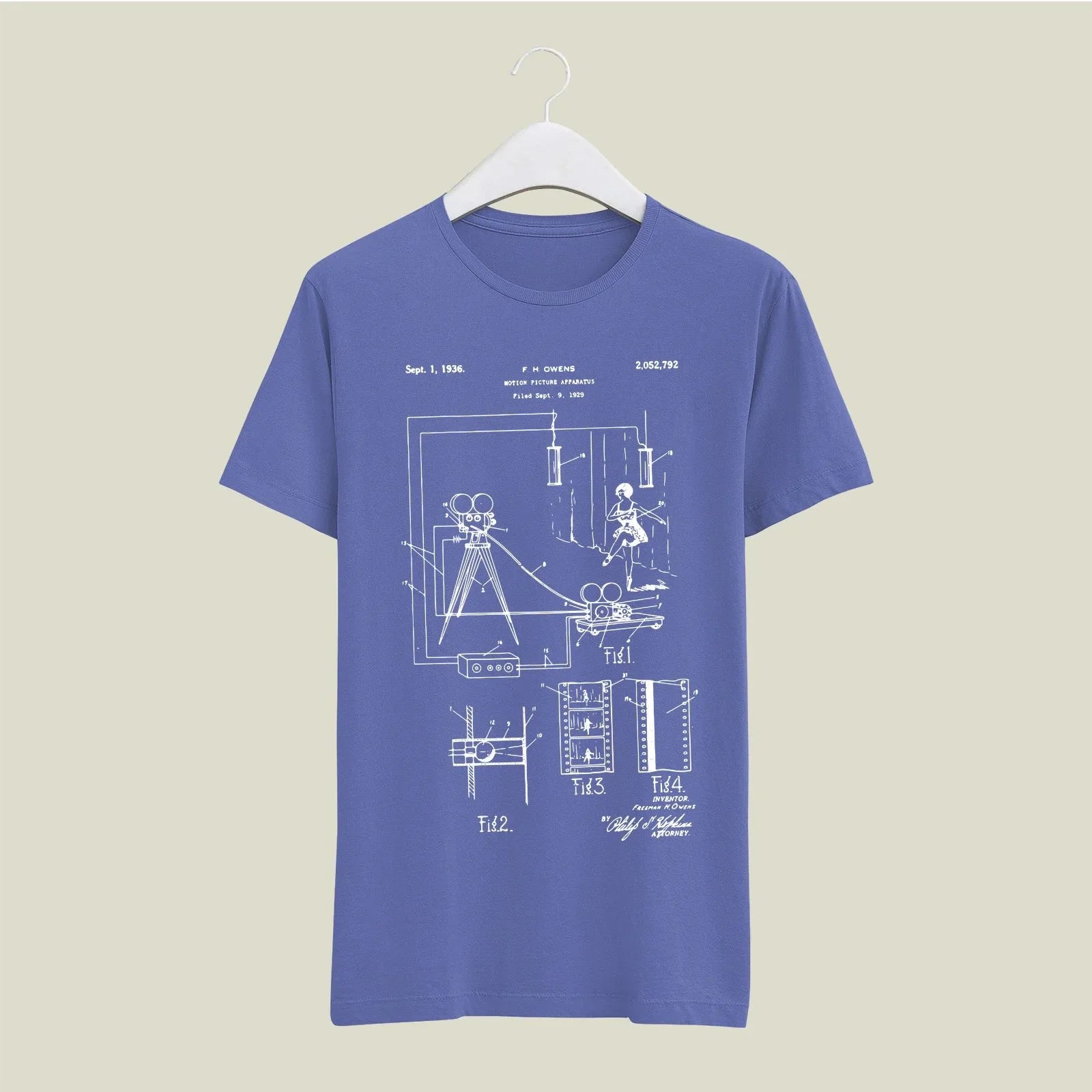 Camera Patent T-Shirt T-CMP119 Desichalchitra