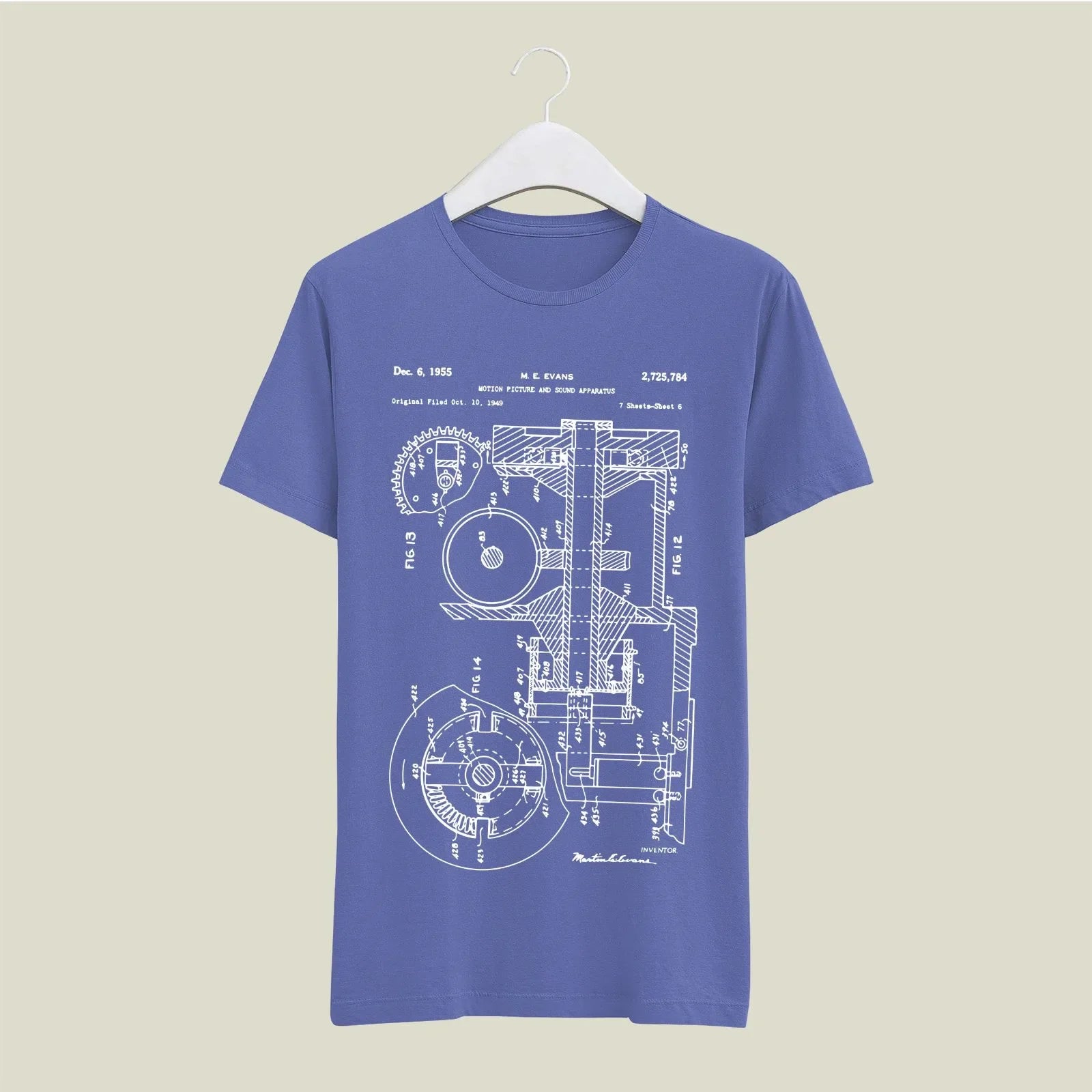 Camera Patent T-Shirt T-CMP129 Desichalchitra