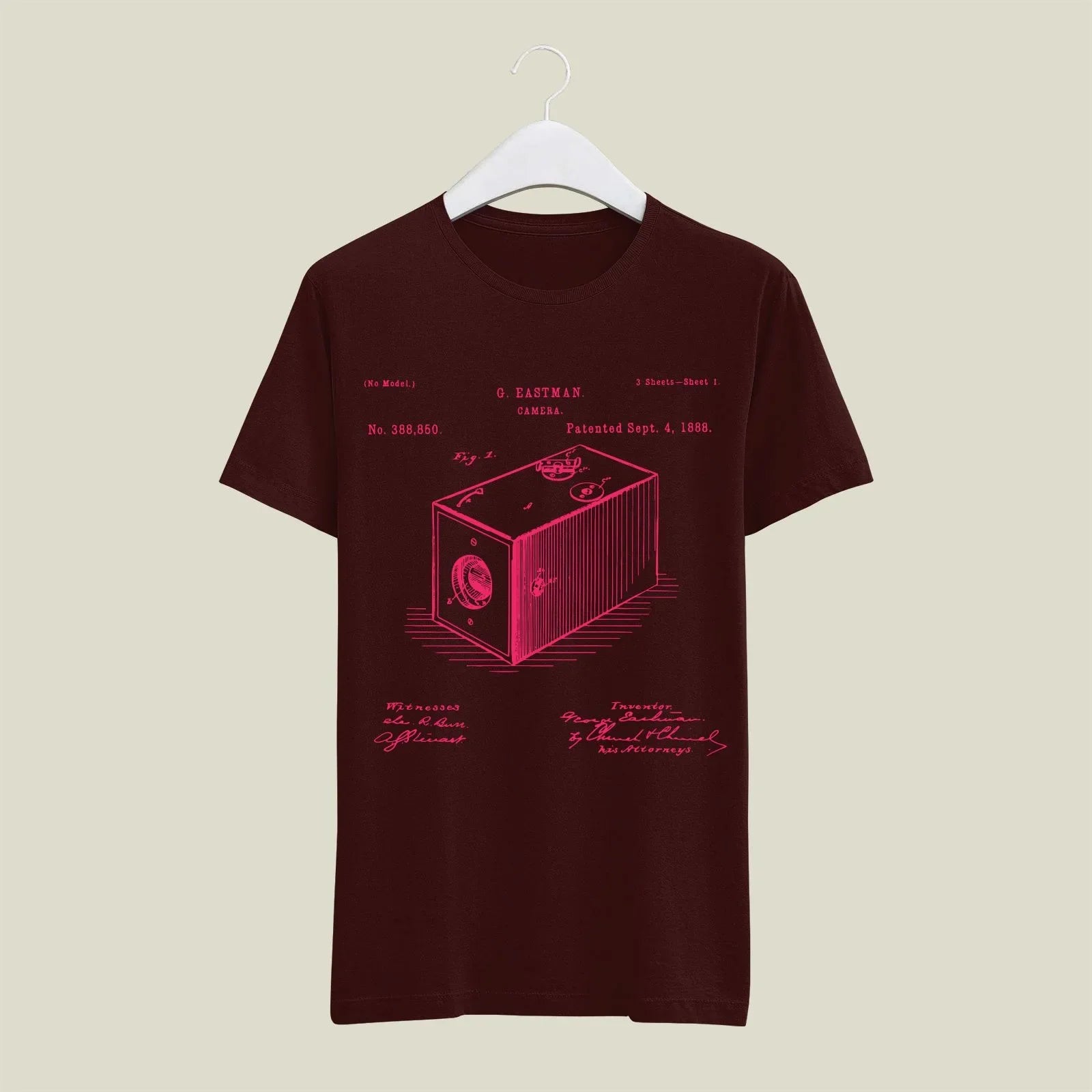 Camera Patent T-Shirt T-CMP1 Desichalchitra