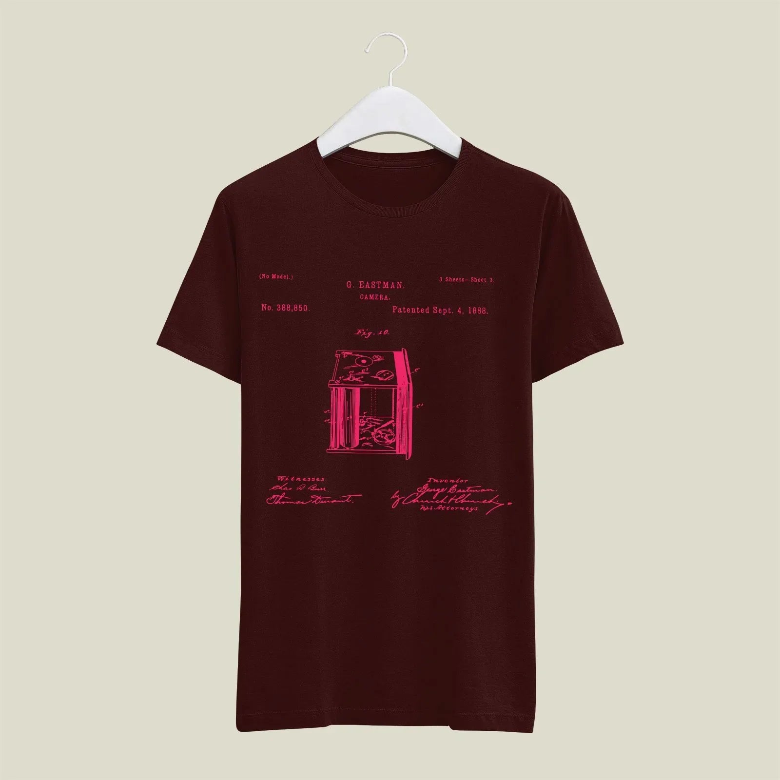 Camera Patent T-Shirt T-CMP38 Desichalchitra