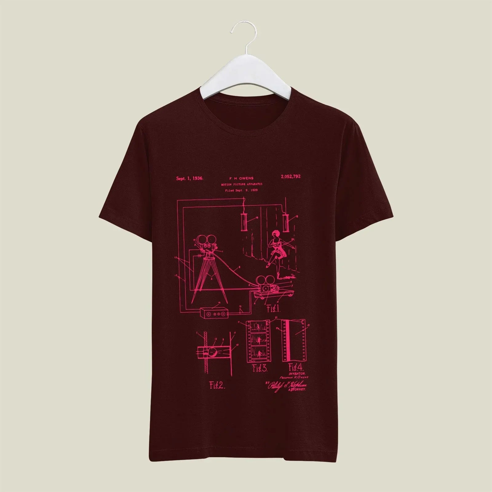 Camera Patent T-Shirt T-CMP50 Desichalchitra