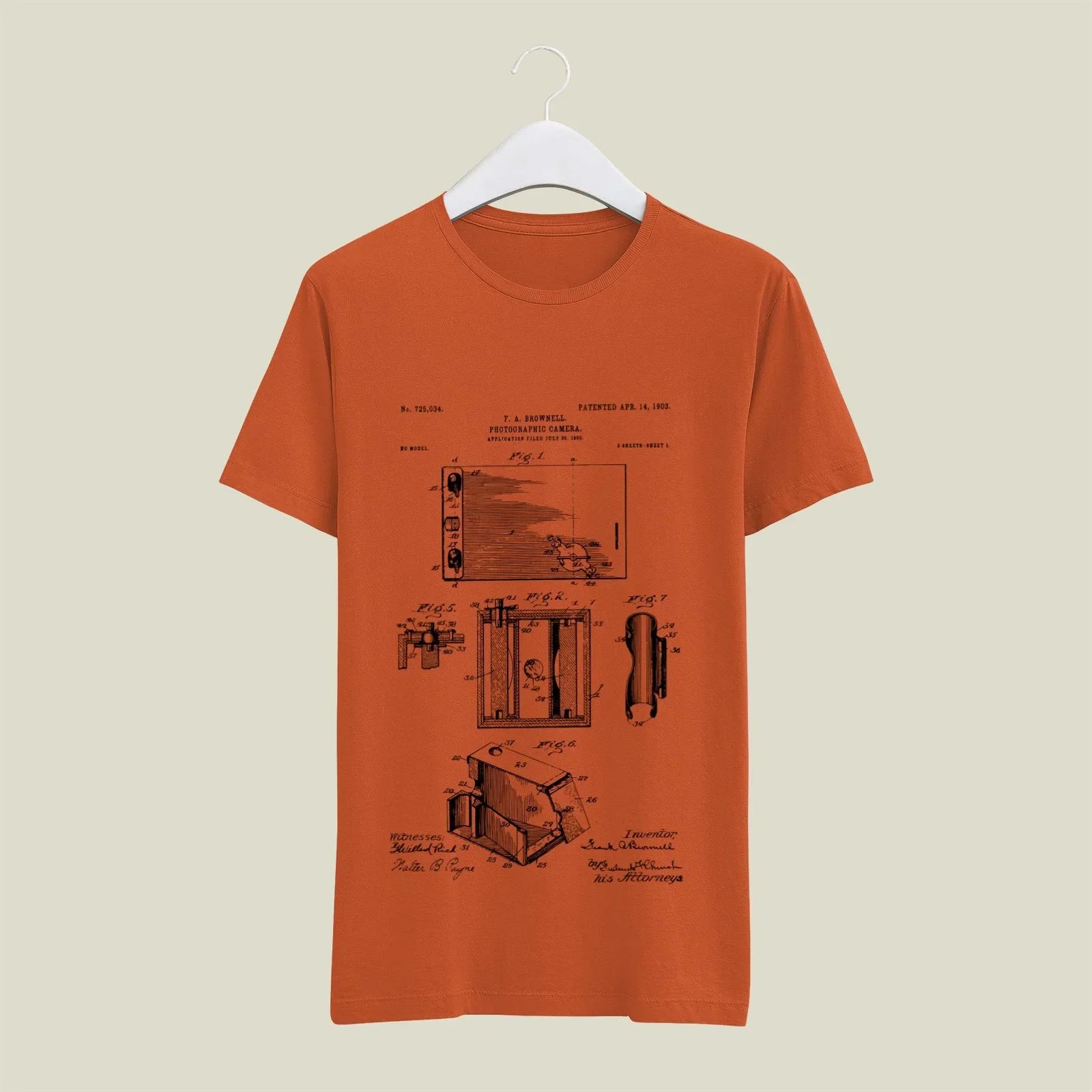 Camera Patent T-Shirt T-CMP60 Desichalchitra