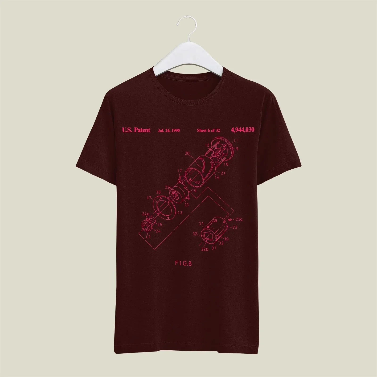 Camera Patent T-Shirt T-CMP84 Desichalchitra