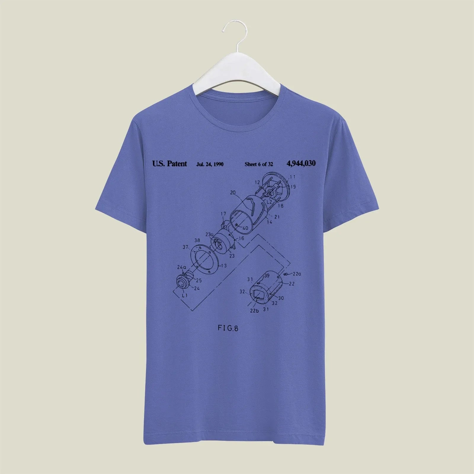Camera Patent T-Shirt T-CMP86 Desichalchitra