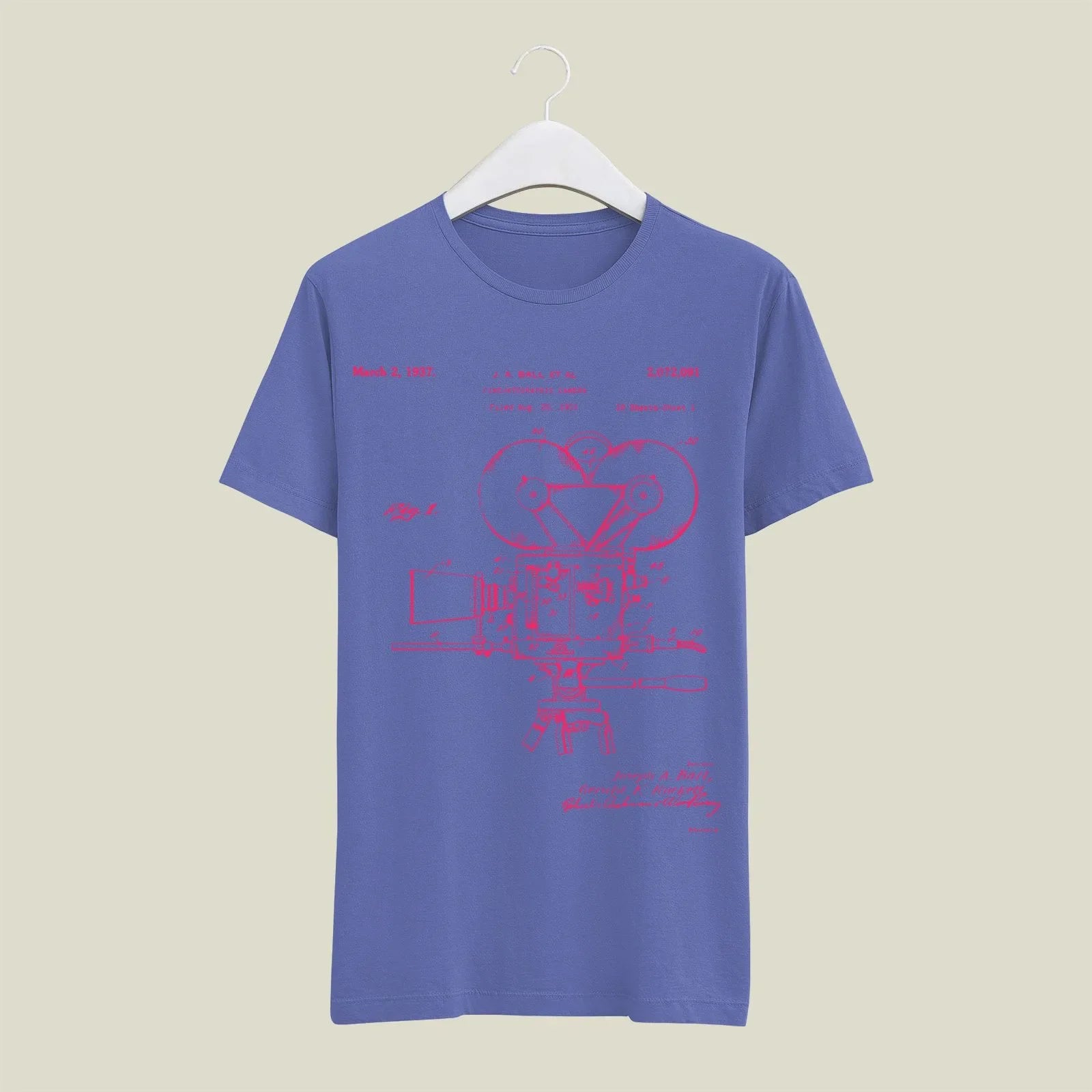 Camera Patent T-Shirt T-CMP187 Desichalchitra