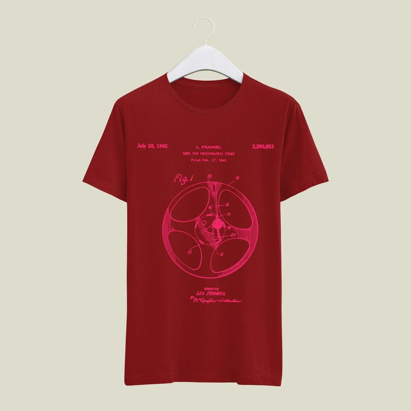 Camera Patent T-Shirt T-CMP173 Desichalchitra