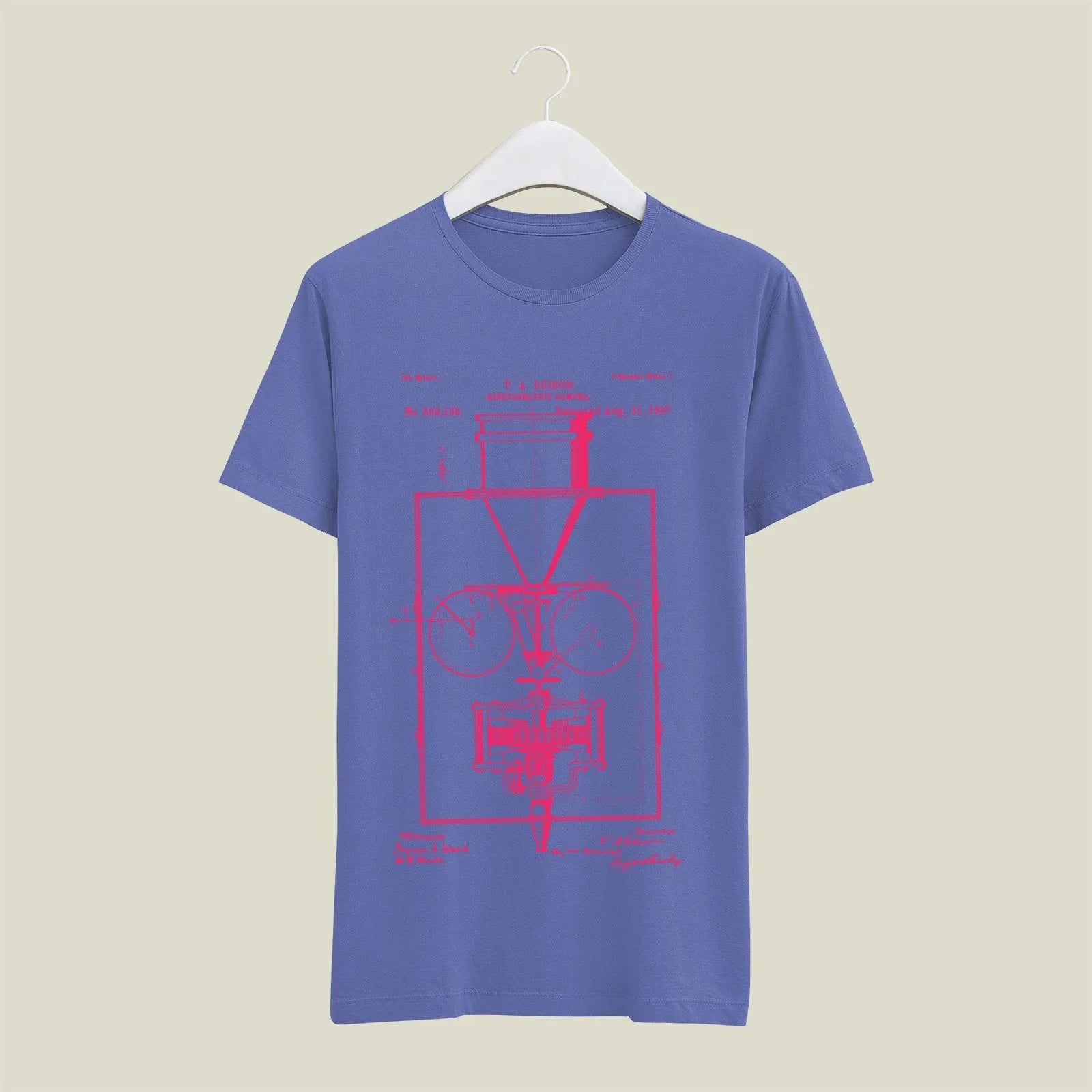 Camera Patent T-Shirt T-CMP177 Desichalchitra