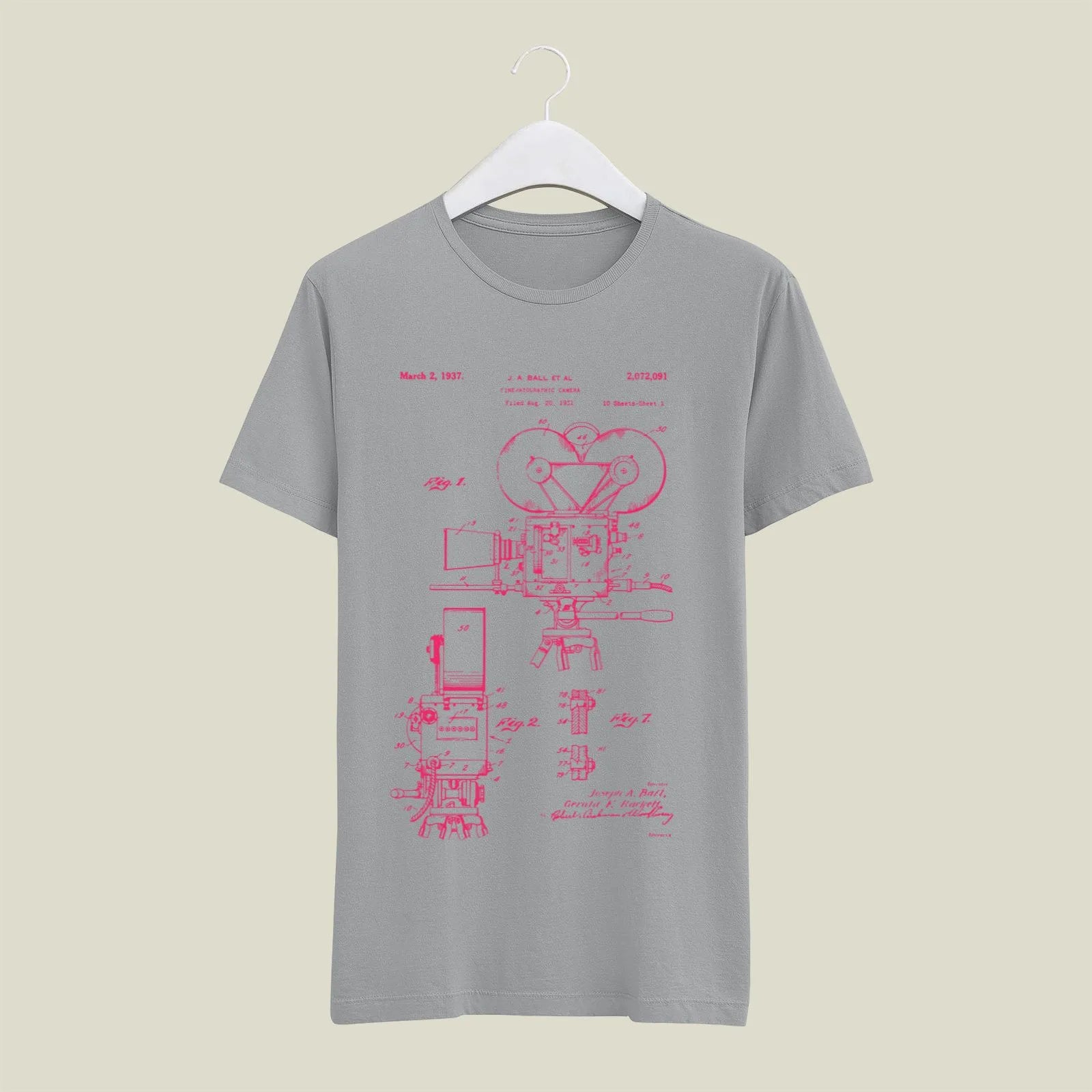 Camera Patent T-Shirt T-CMP190 Desichalchitra