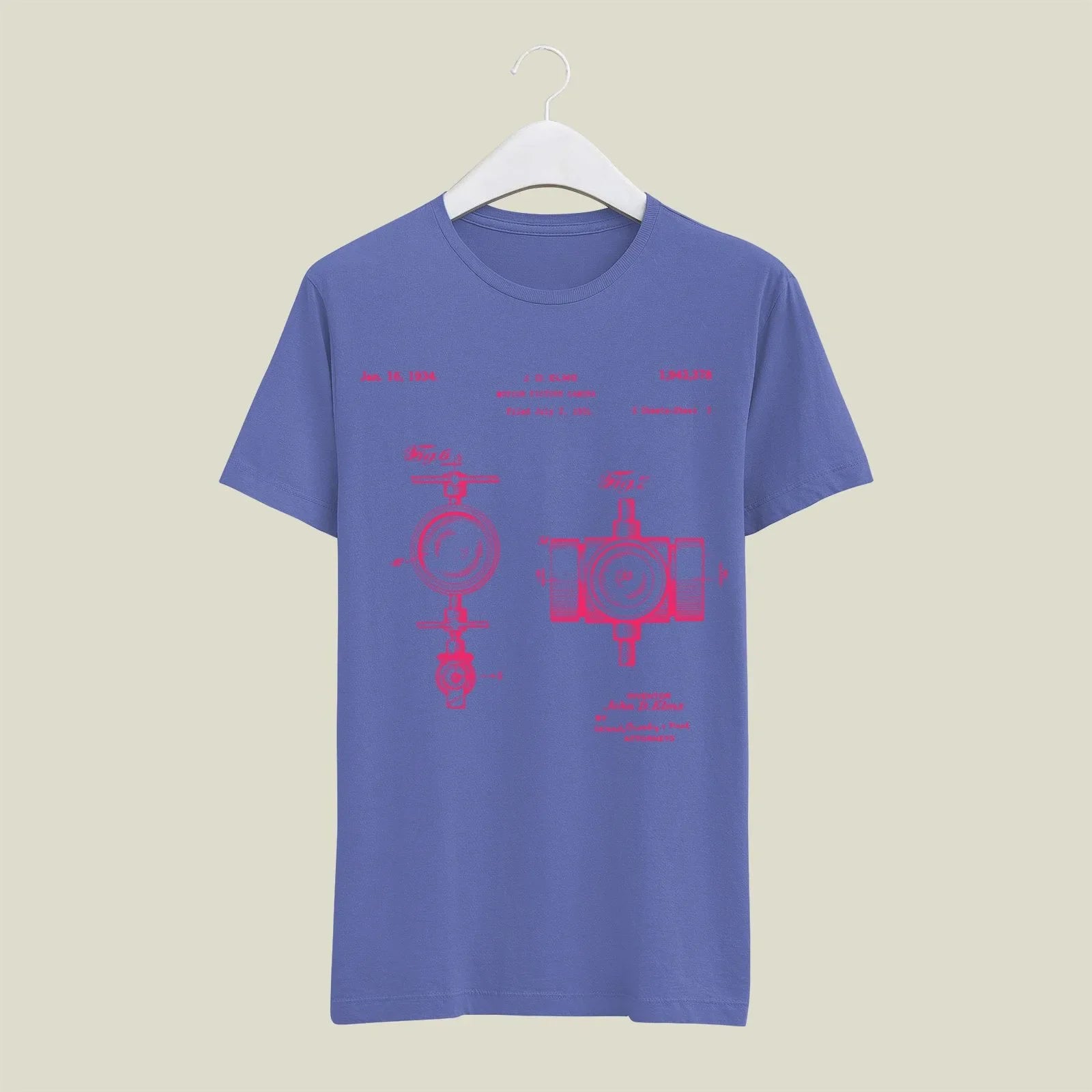 Camera Patent T-Shirt T-CMP201 Desichalchitra