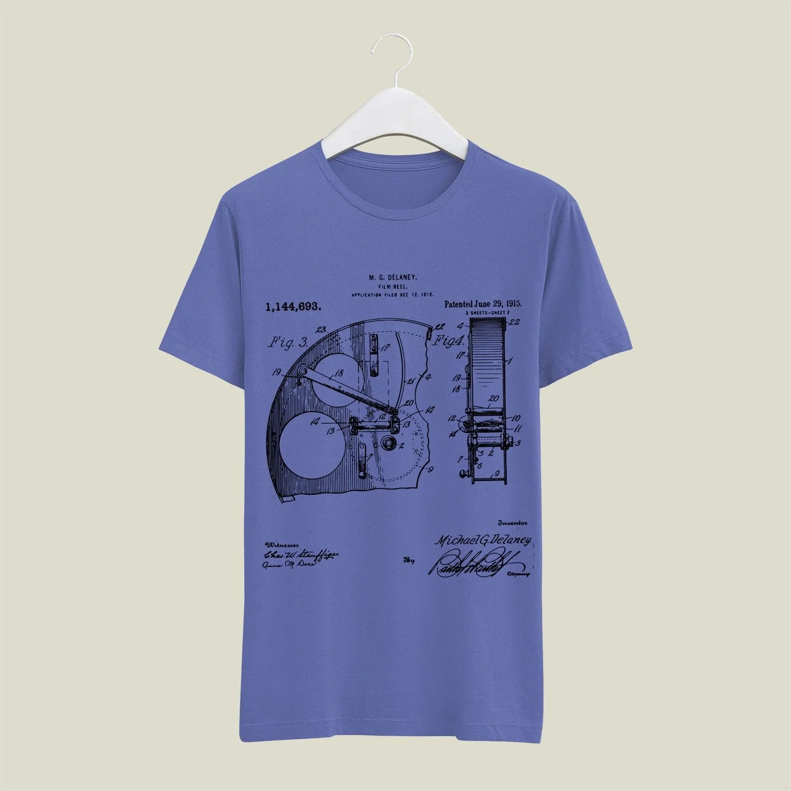 Camera Patent T-Shirt T-CMP89 Desichalchitra