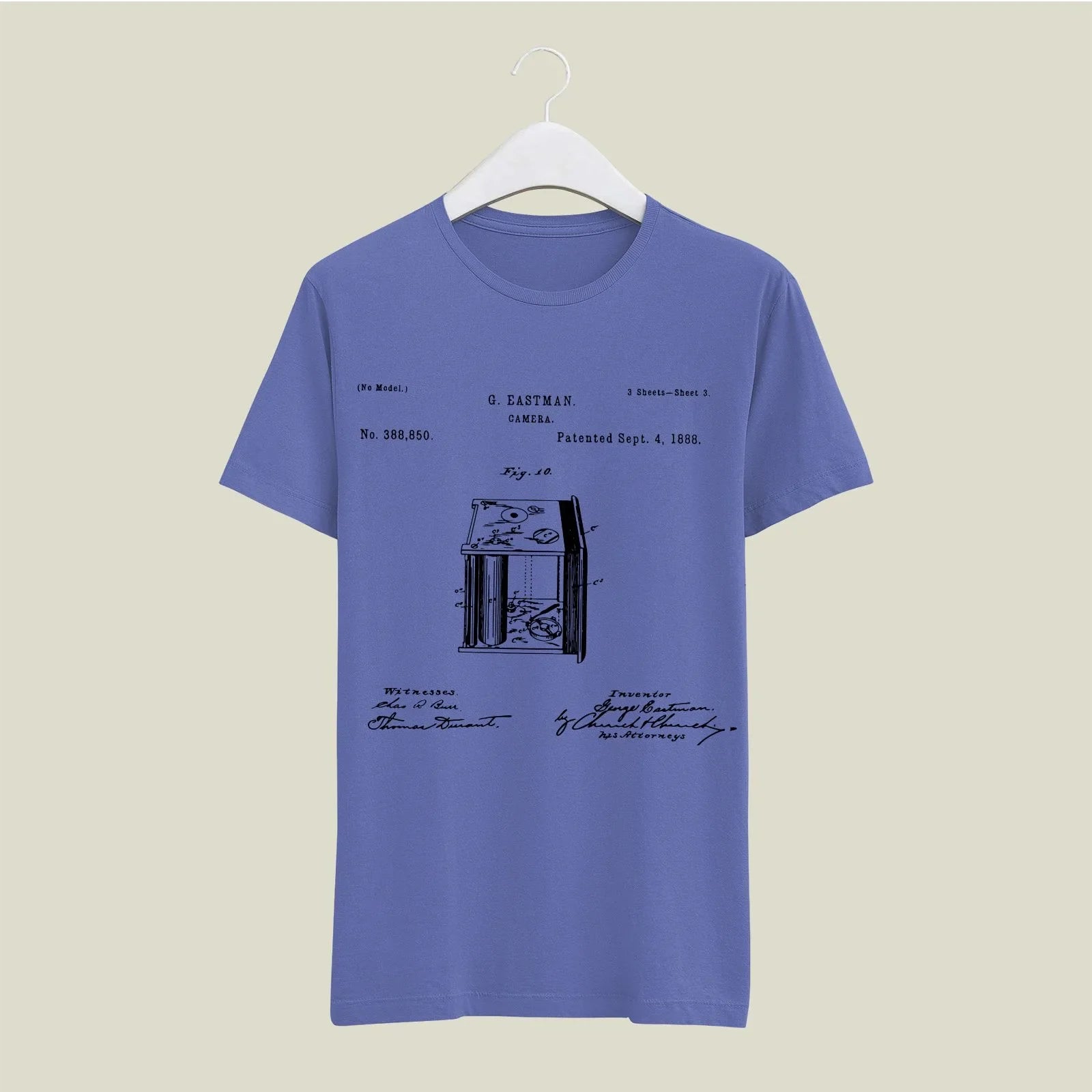 Camera Patent T-Shirt T-CMP95 Desichalchitra