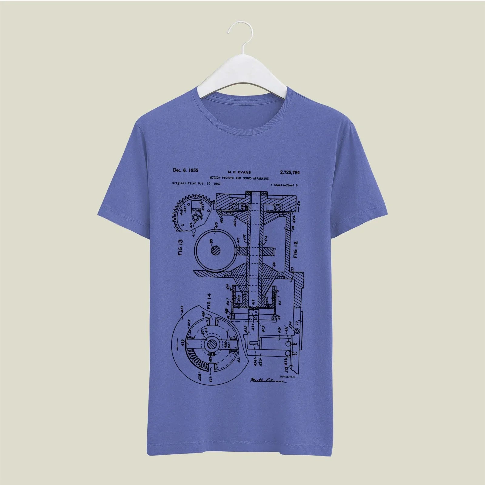 Camera Patent T-Shirt T-CMP96 Desichalchitra