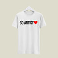 3D Artist T-Shirt T-DAR5 Desichalchitra