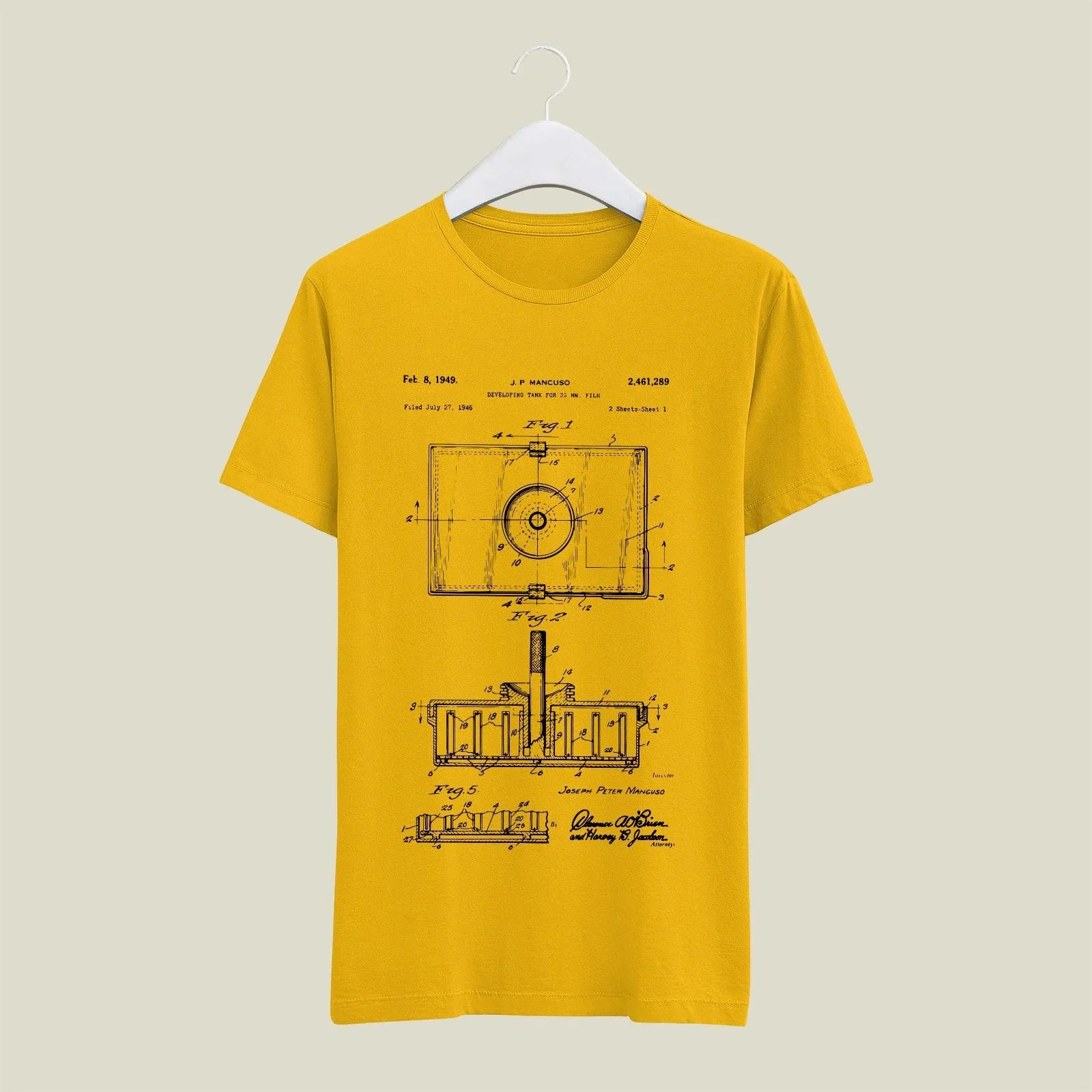 Camera Patent T-Shirt T-CMP40 Desichalchitra