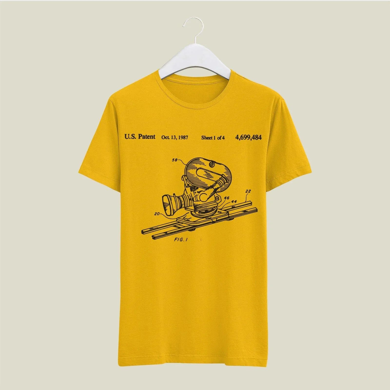 Camera Patent T-Shirt T-CMP101 Desichalchitra