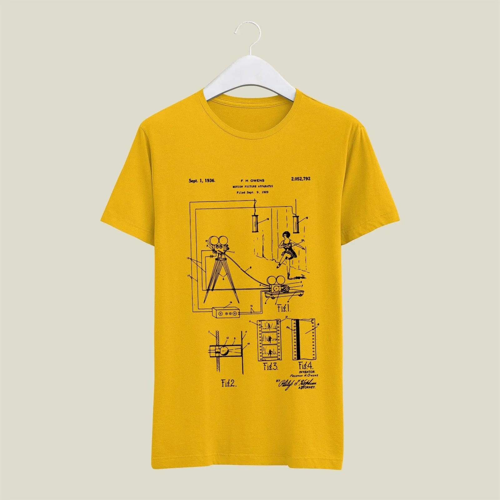 Camera Patent T-Shirt T-CMP42 Desichalchitra