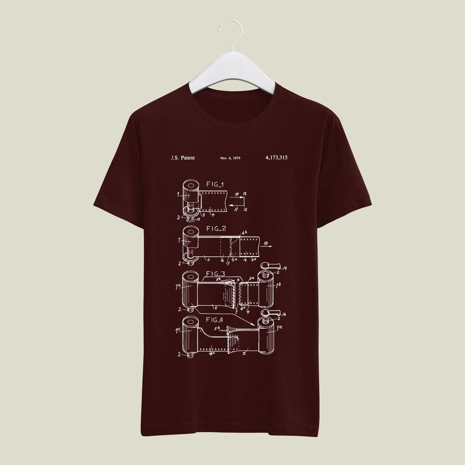 Camera Patent T-Shirt T-CMP12 Desichalchitra