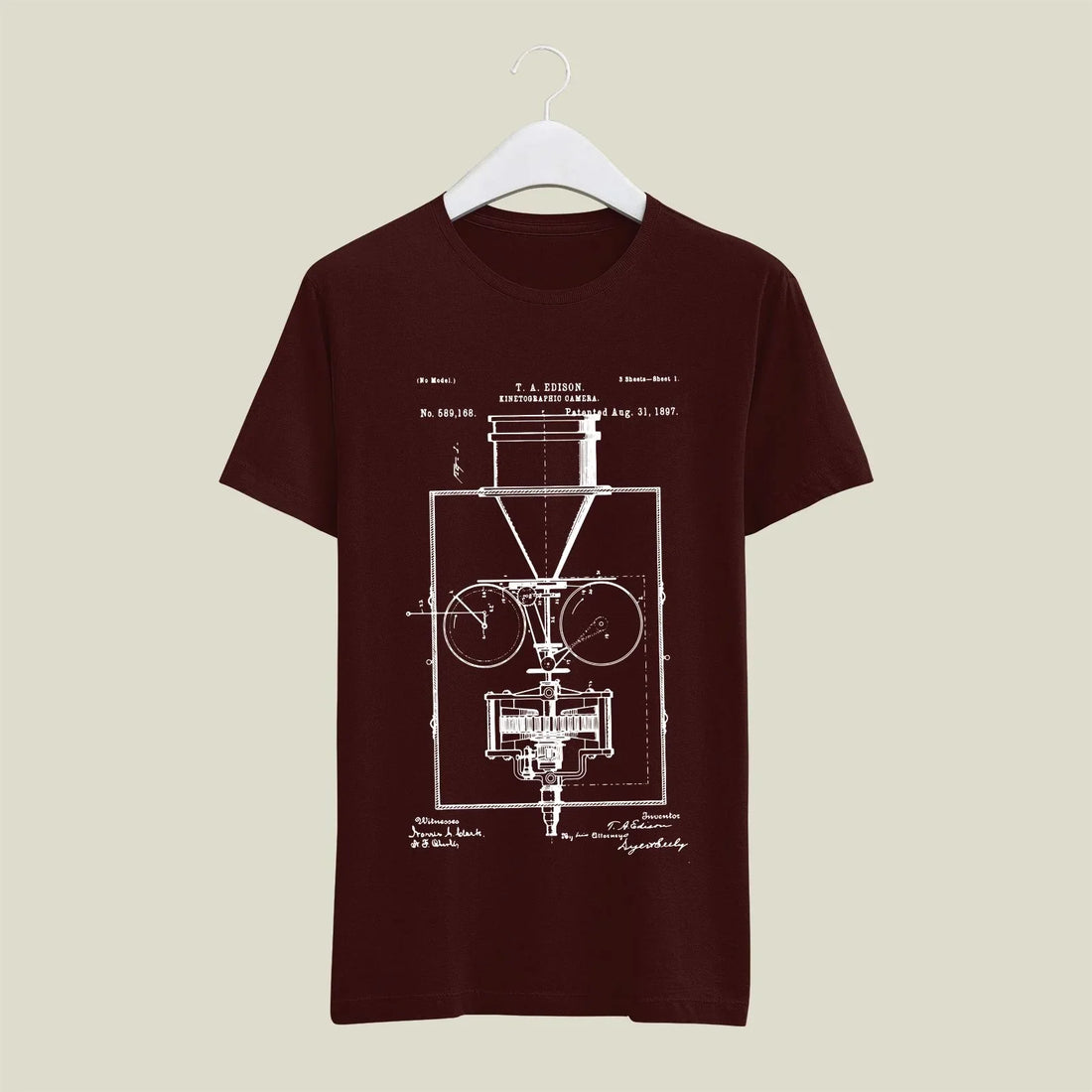 Camera Patent T-Shirt T-CMP29 Desichalchitra