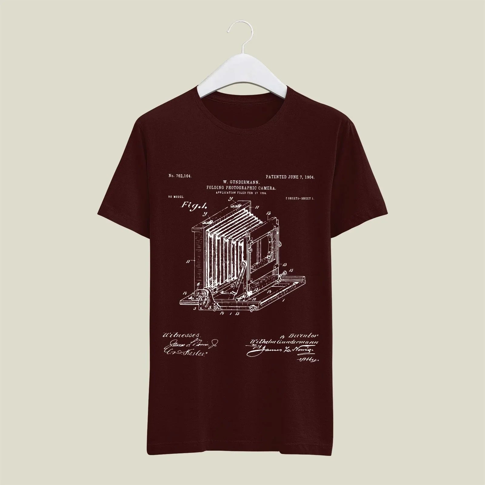 Camera Patent T-Shirt T-CMP41 Desichalchitra
