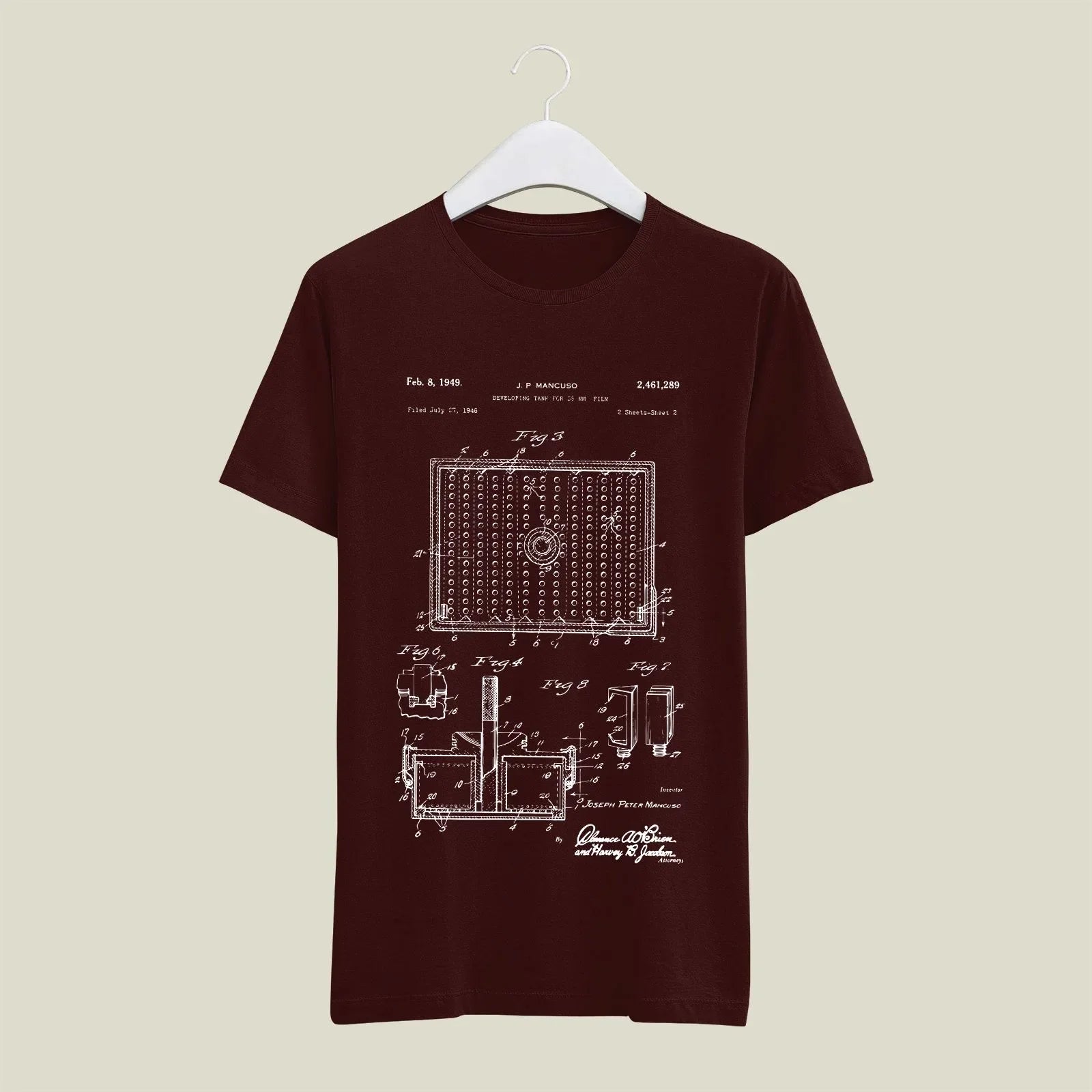 Camera Patent T-Shirt T-CMP45 Desichalchitra
