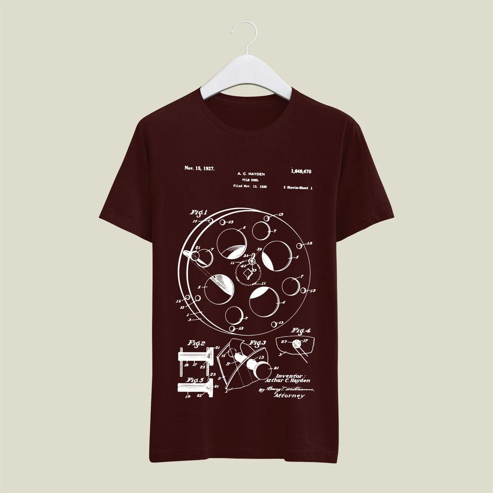 Camera Patent T-Shirt T-CMP90 Desichalchitra