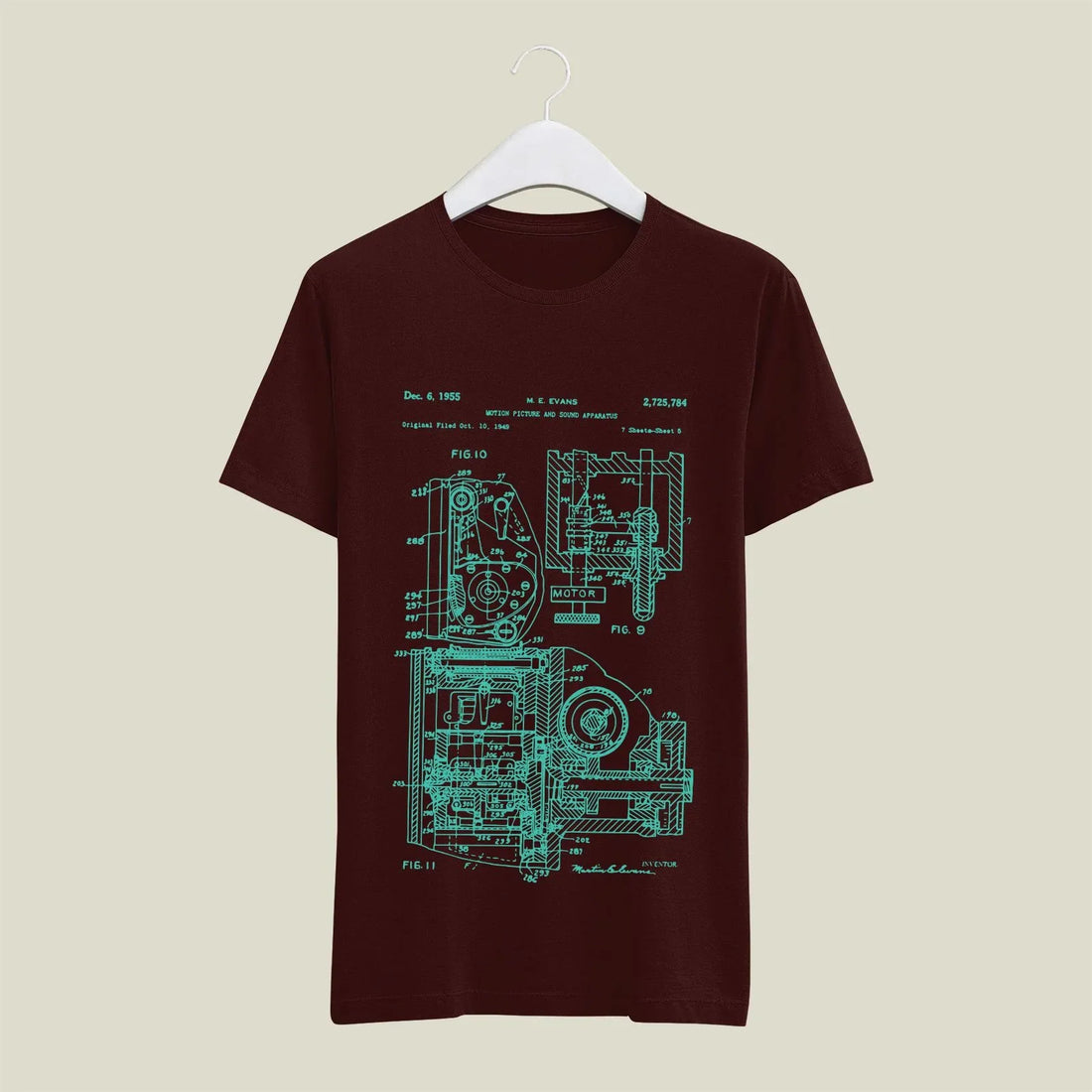 Camera Patent T-Shirt T-CMP52 Desichalchitra